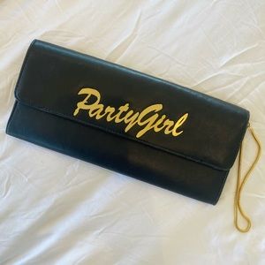 Party Girl Leather Clutch